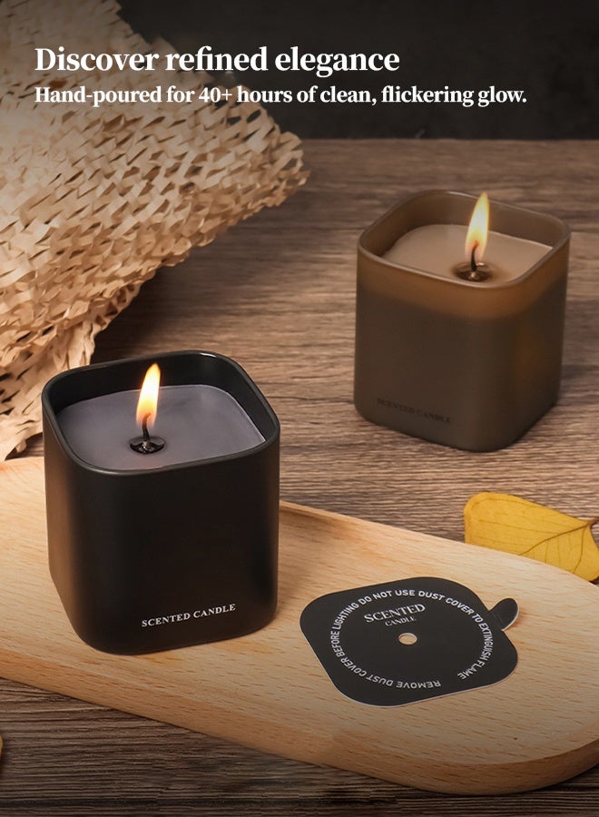 Beautiful Luxury 3-in-1 Scented Candle Gift Set, Natural Soy Wax Candles with Champagne, Red Teak & Amber Allure Fragrances, Premium Home Fragrance Gift - Image 4